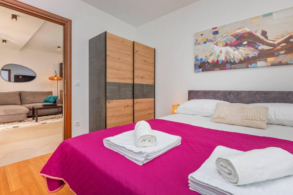 דוברובניק Stylish Two Bedroom Apartment&Garage Parking Place מראה חיצוני תמונה